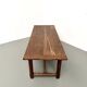Farmhouse table, solid oak, 20th century.