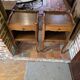Pair of Louis XV style oak bedside tables
