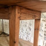 Antique round wooden table