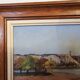 Oil painting on isorel Montlouis sur Loire - Rochecorbon Signed D Guiet