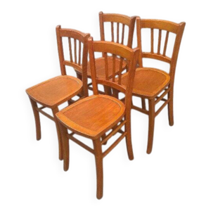 ensemble de 4 chaises - bistrot