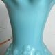 Blue opaline vase