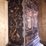 Japanese Lacquer and Shibayama Cabinet, Meiji Period Japan