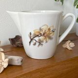 Antique cake service in Saint-Amand earthenware (Nord)