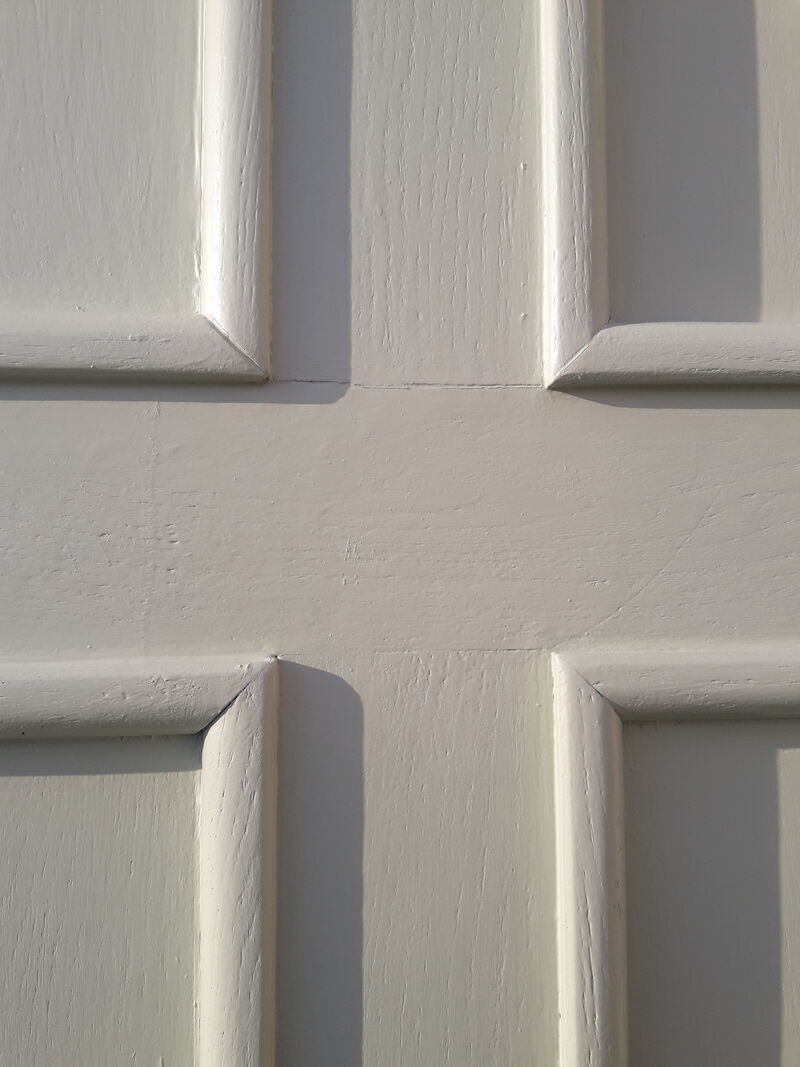 Door 200,6x93,7cm solid oak verso natural old