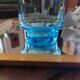 Blue pitcher – blown glass – 1970s
