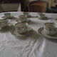 10 Limoges porcelain teacups from the 30s and 40s.