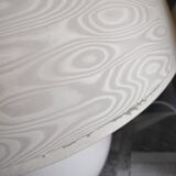 Lamps 2 white cracked ceramic foot fires