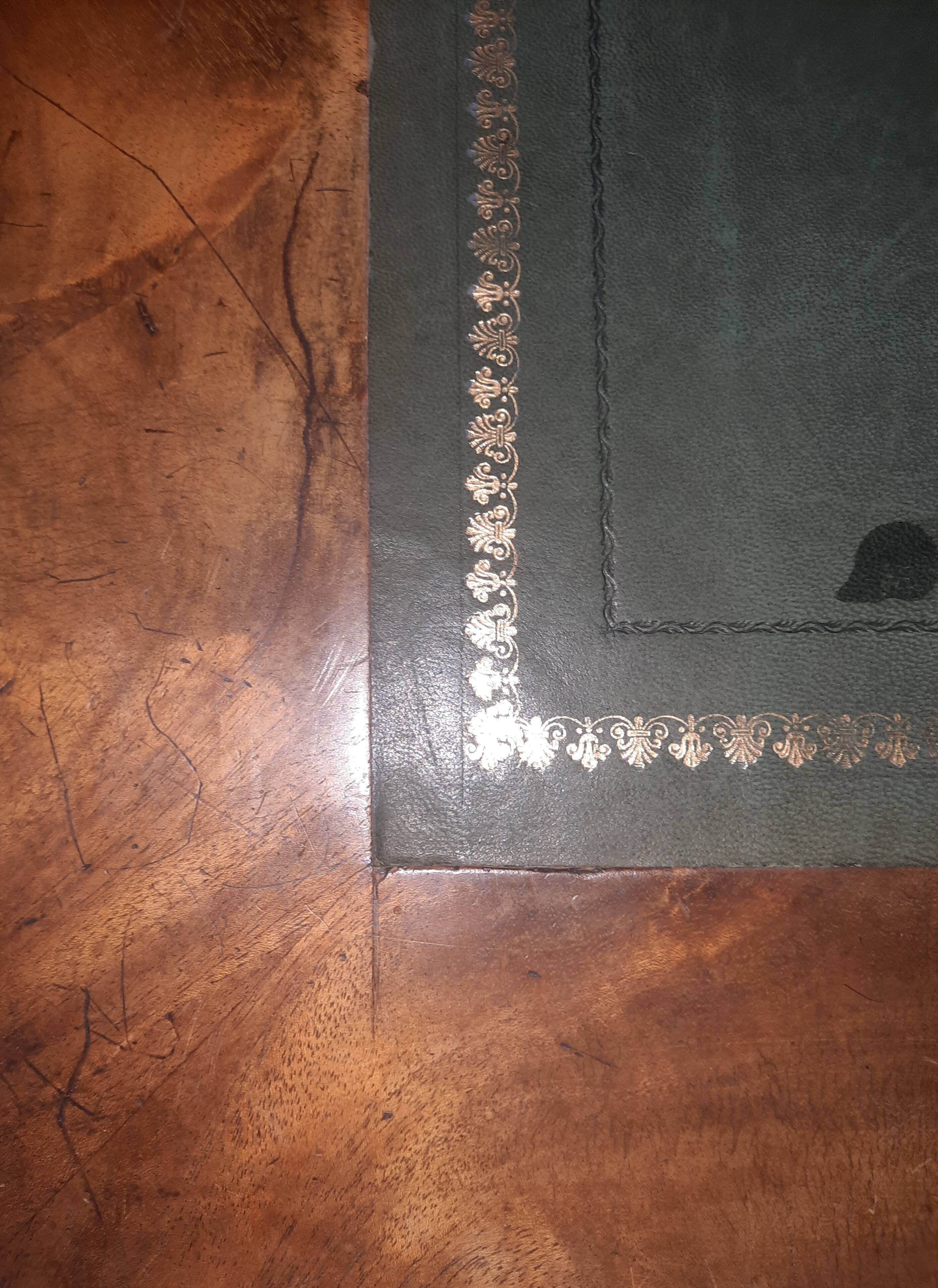 Mahogany desk from the Empire period.