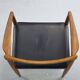 Teak and Leather Armchair by H. W. Klein for Bramin, 1960s