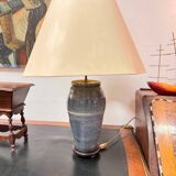 Vase mounted as a lamp