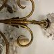 Florentine Tole Crystal Sconces Set of 2 1950’s