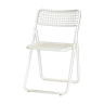 Vintage folding chair "Ted Net" by Niels Gammelgaard for Ikea 1976 white
