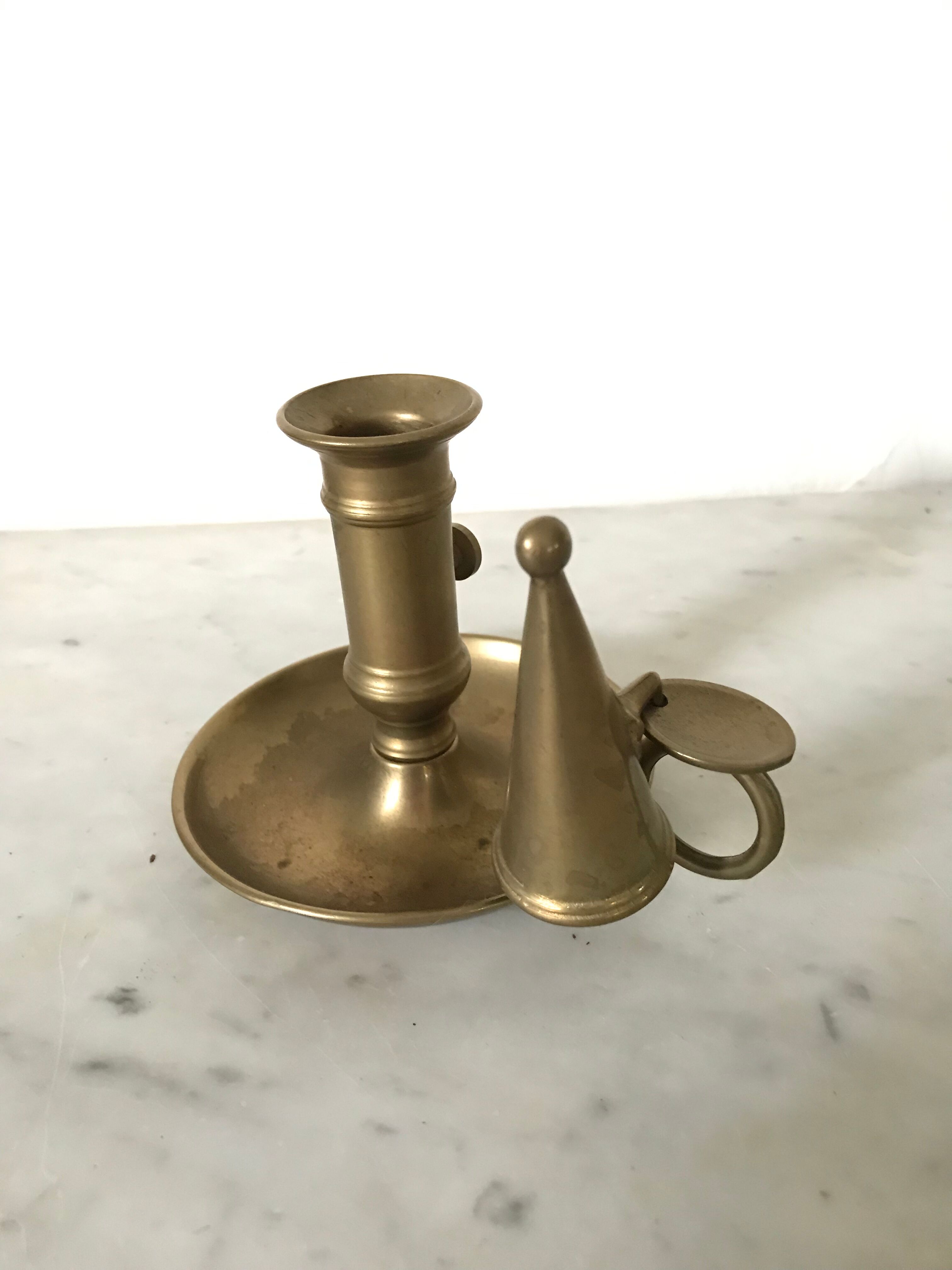 Brass bougeoir