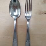 Art Deco housewife 8 silver metal cutlery