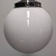 Art Deco opaline ball pendant light circa 1930
