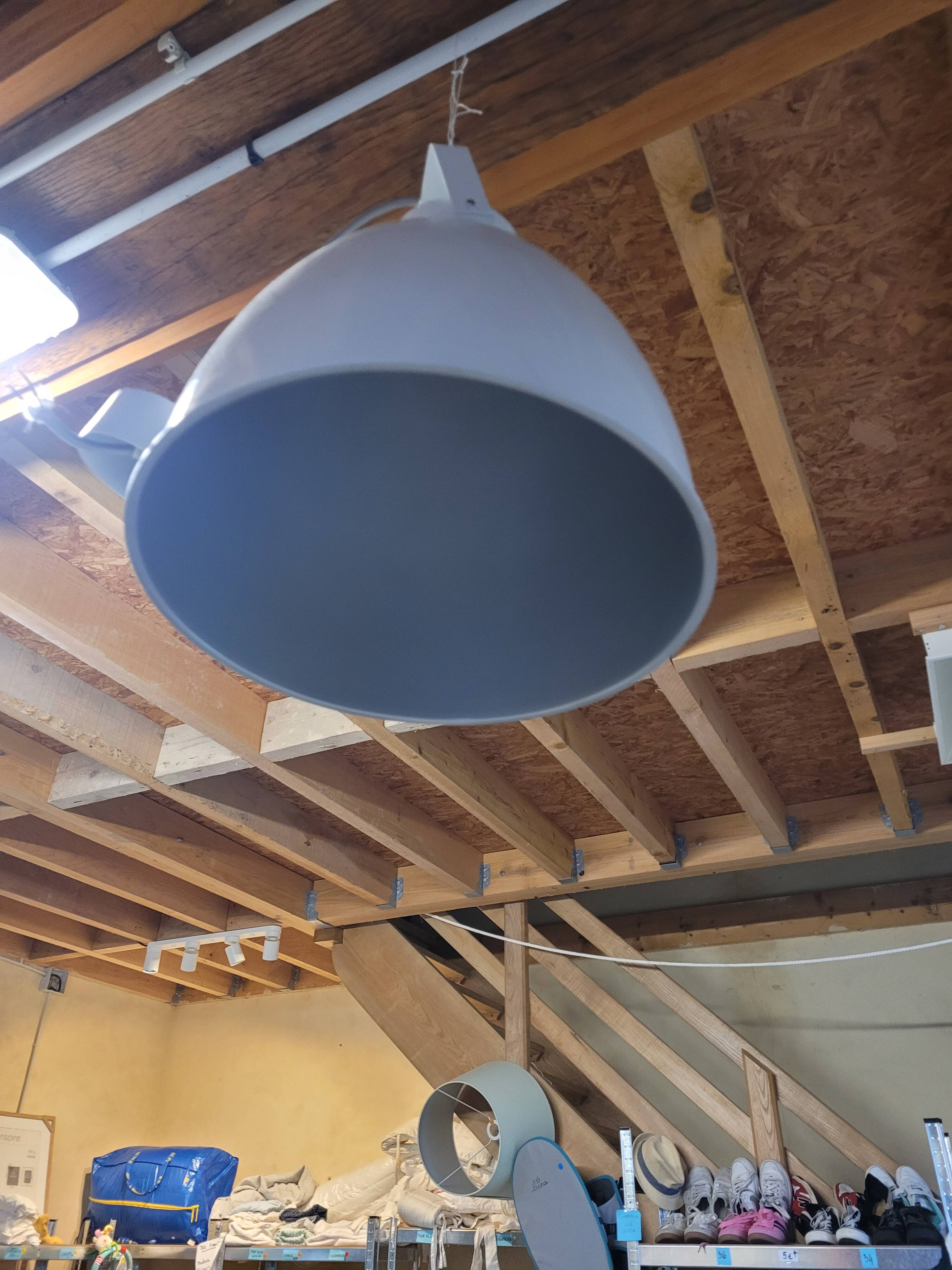 Suspension Jielde A360 en métal blanc