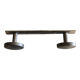 Double patère en métal