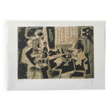 Lithographie par Marcel Mouly