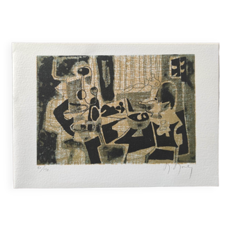 Lithograph by Marcel Mouly