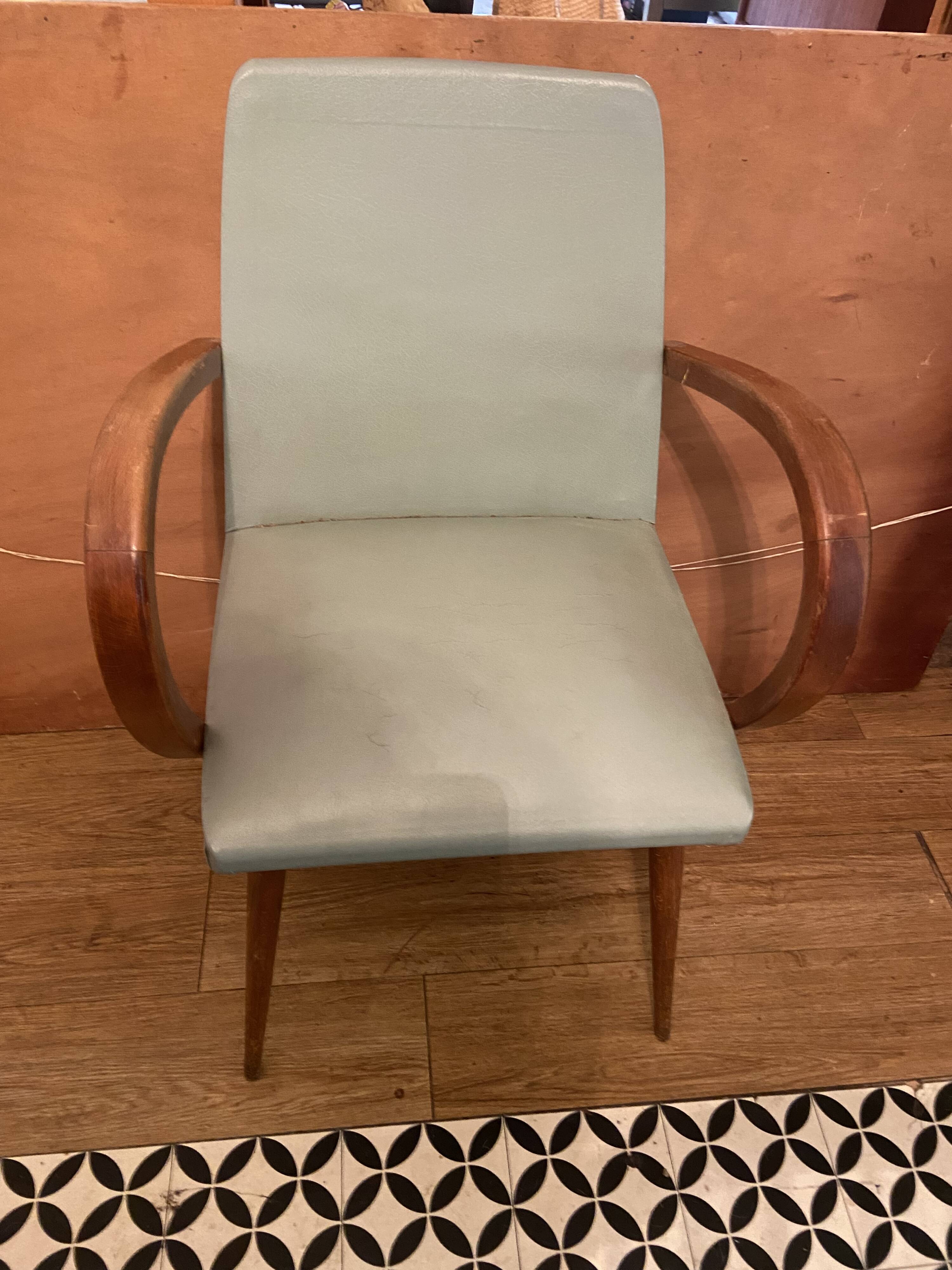 1950s bridge armchair