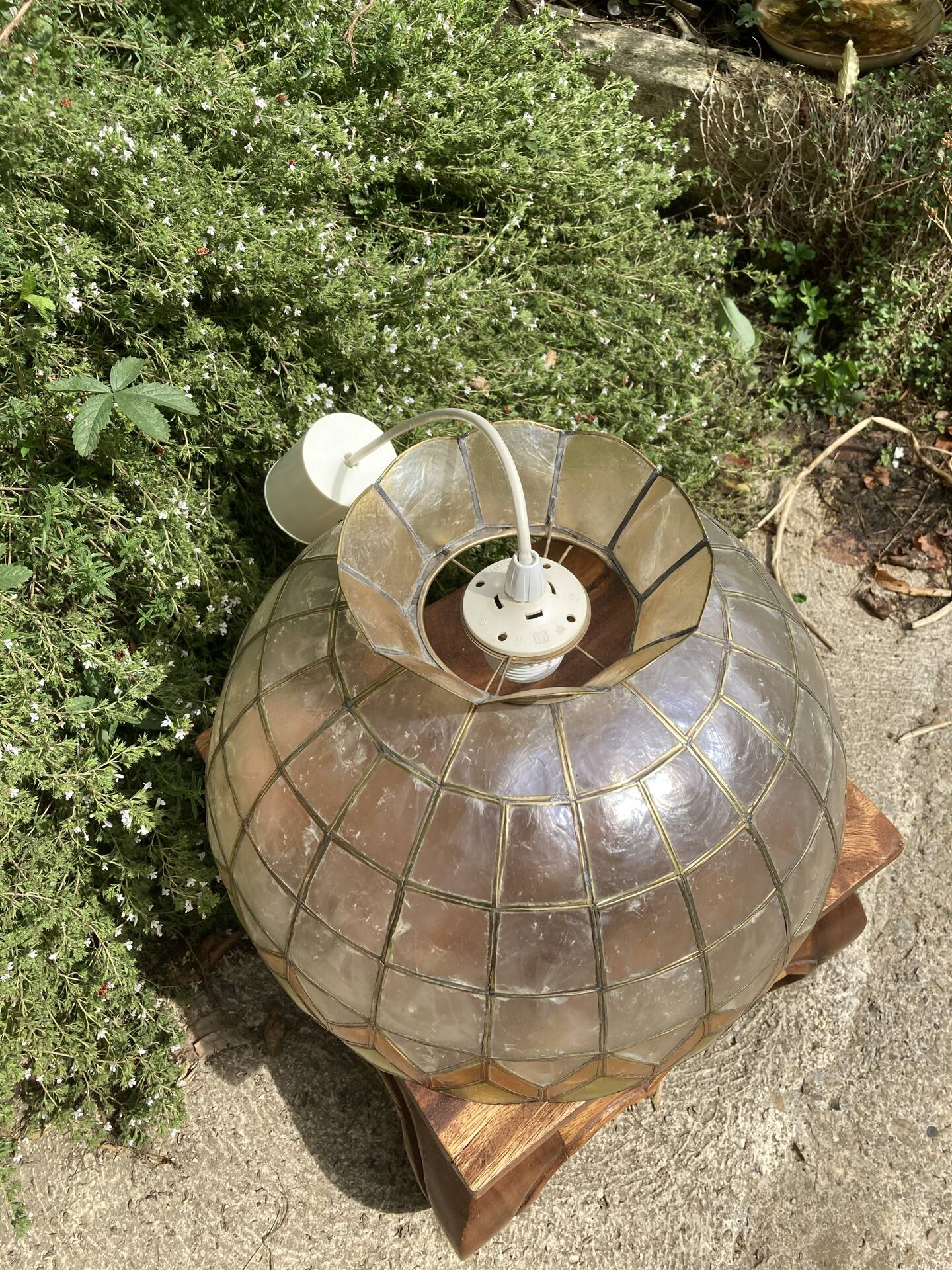 Suspension en nacre Art Nouveau