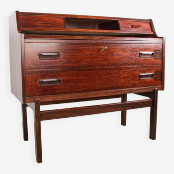 Secrétaire, bureau, Danois en palissandre par Arne Wahl Iversen pour Vinde Mobelfabirk 1960.