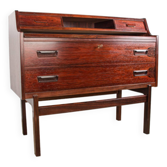 Secretary, desk, Danish rosewood by Arne Wahl Iversen for Vinde Mobelfabirk 1960.