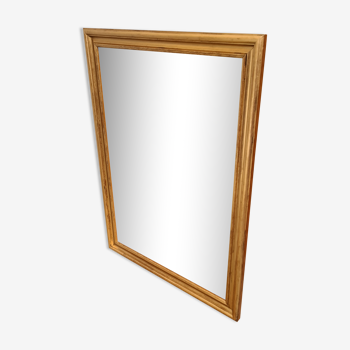 Miroir doré sur bois 89x59
