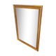 Gilded mirror on wood, 89x59