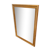 Gilded mirror on wood, 89x59