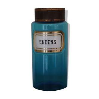 Bottle of pharmacy blue Napoleon lll - incense