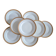 Lot of 8 small porcelain bread plates.