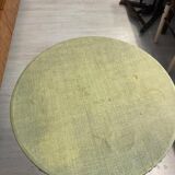 Round table with cast iron stand