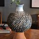 Large modern Scandinavian vase in ceramic / stoneware by Josef Simon, Sweden, 1960s.