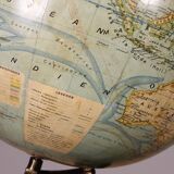 Terrestrial globe by J. Forest from the early 20th century