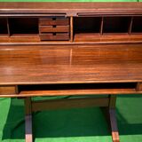 Gianfranco Frattini for Bernini, rosewood writing desk model 530, 1950s Italian