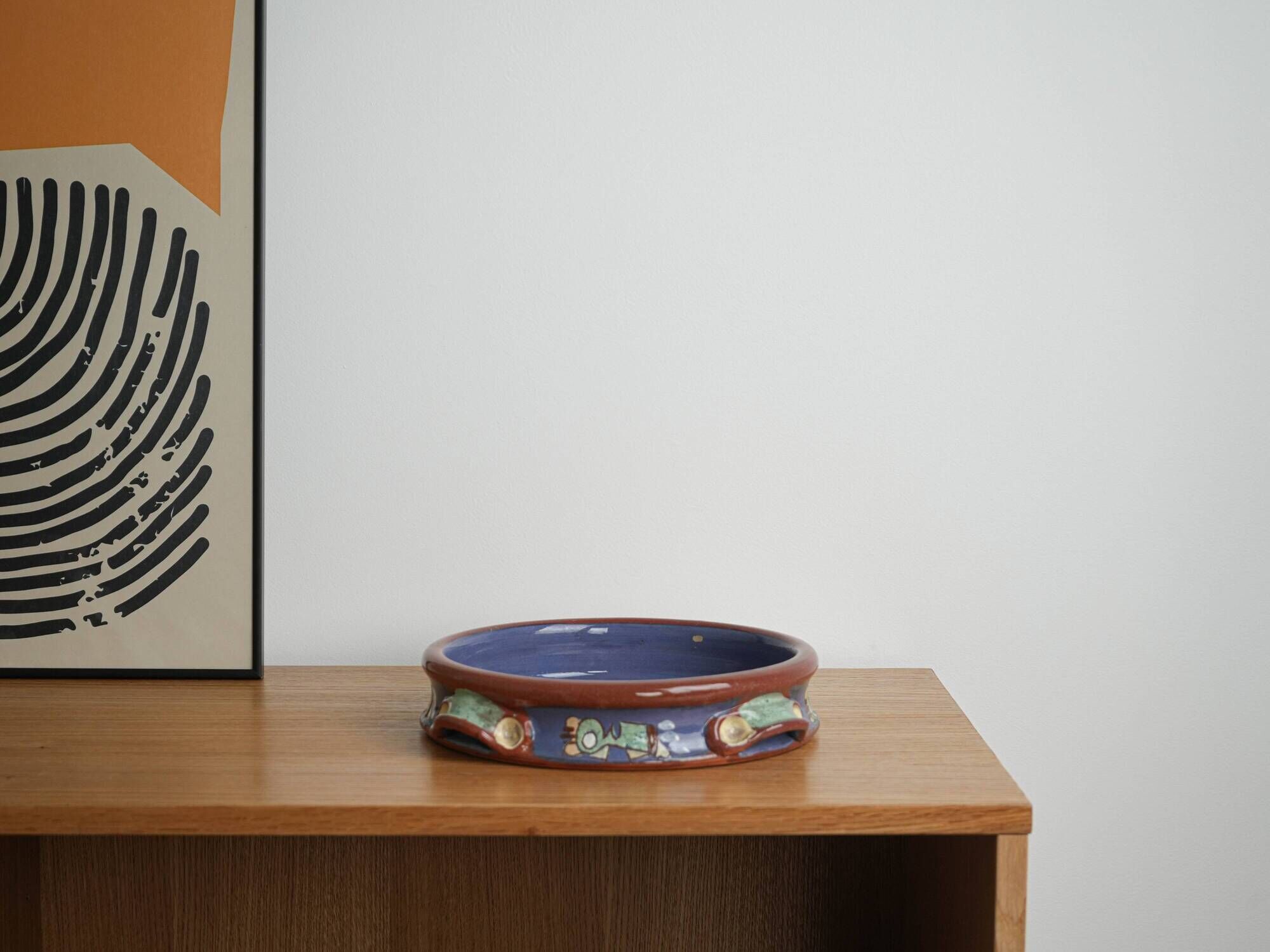 Ceramic bowl, 1970s, made in Europe