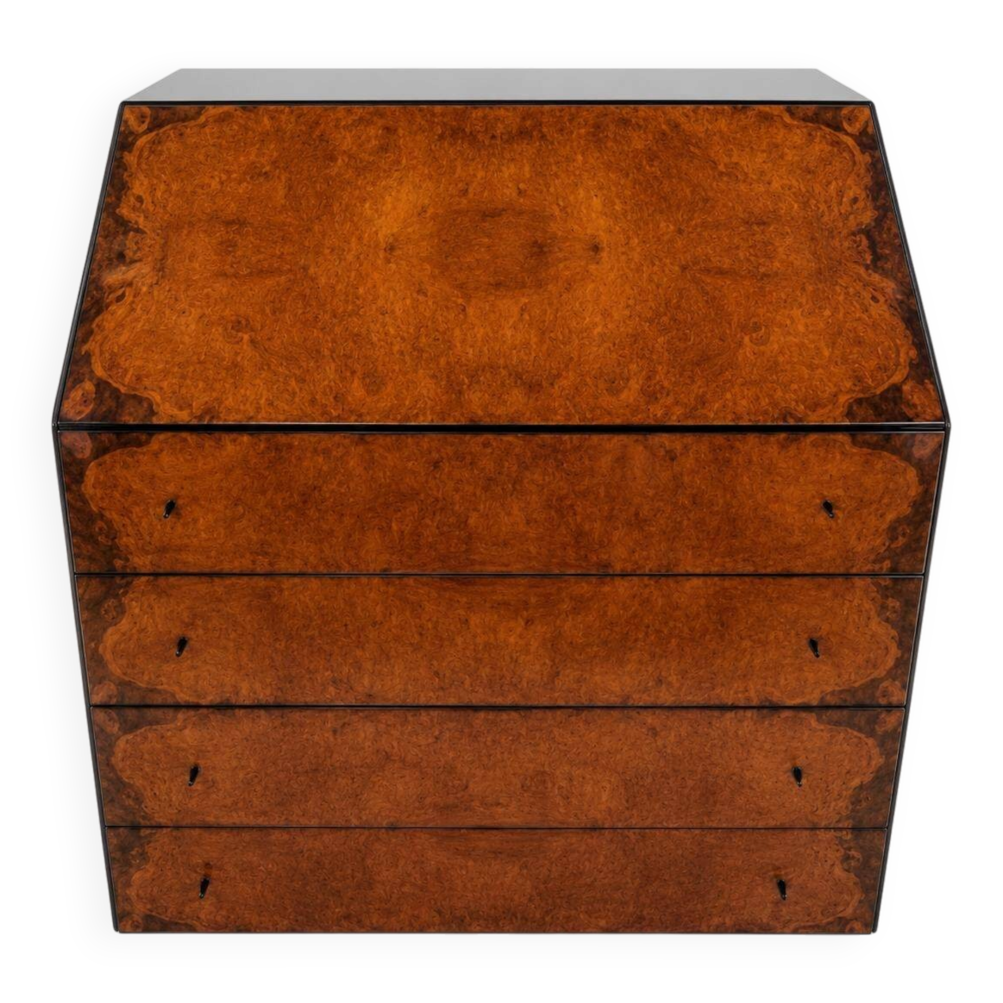 Italian Secretary Chest of Drawers by Voltan Marbella, 1970s