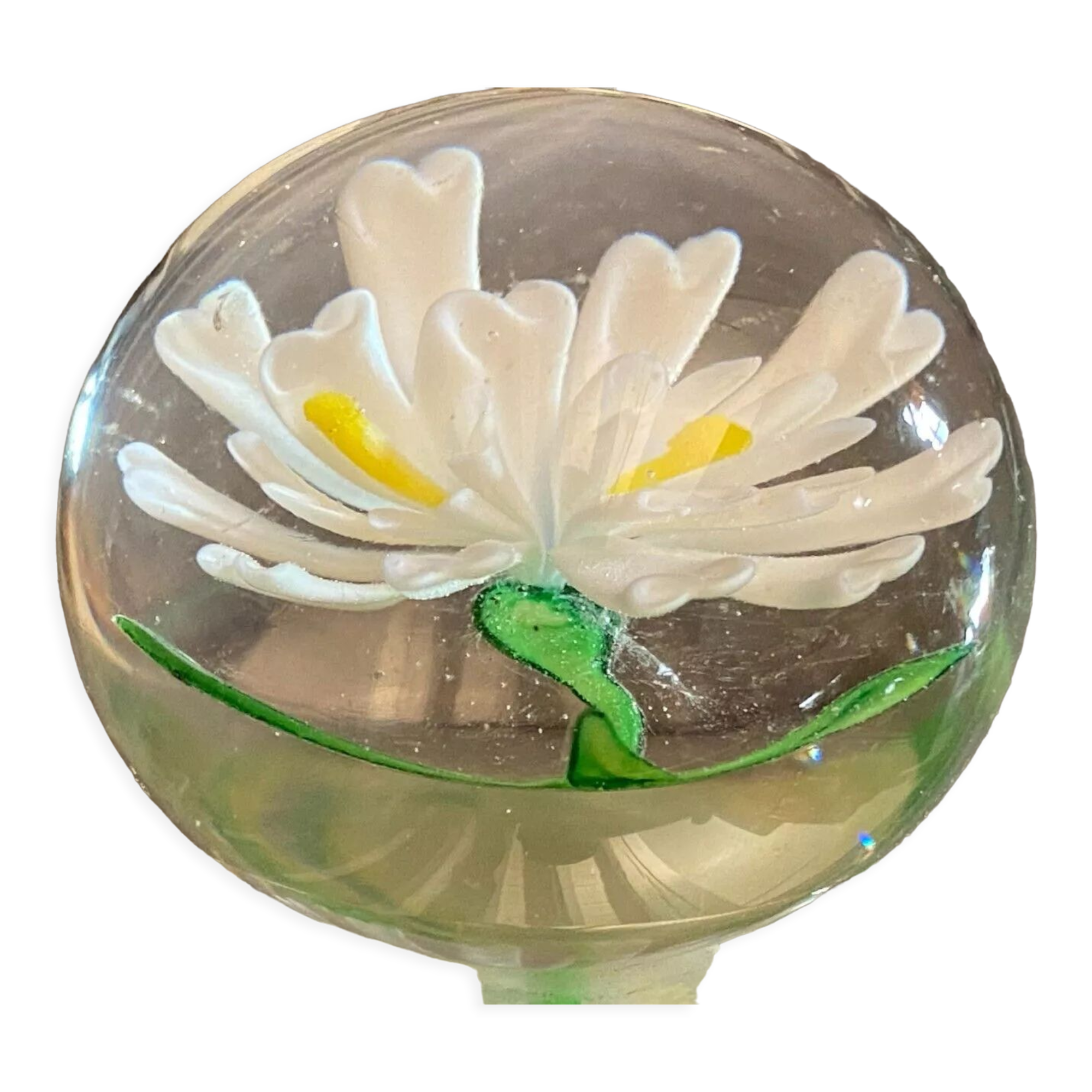 Sulfide ball paperweight