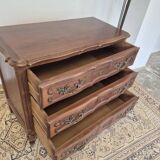 Louis XV style chest of drawers in cherry wood