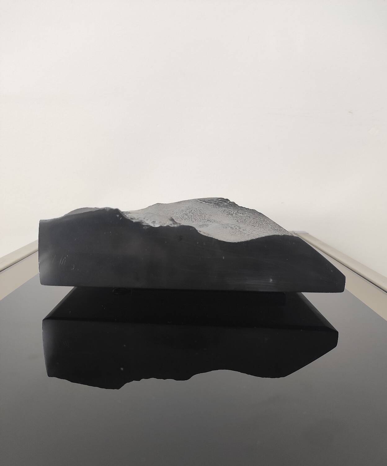 Black marble sculpture