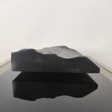 Black marble sculpture