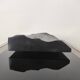 Black marble sculpture