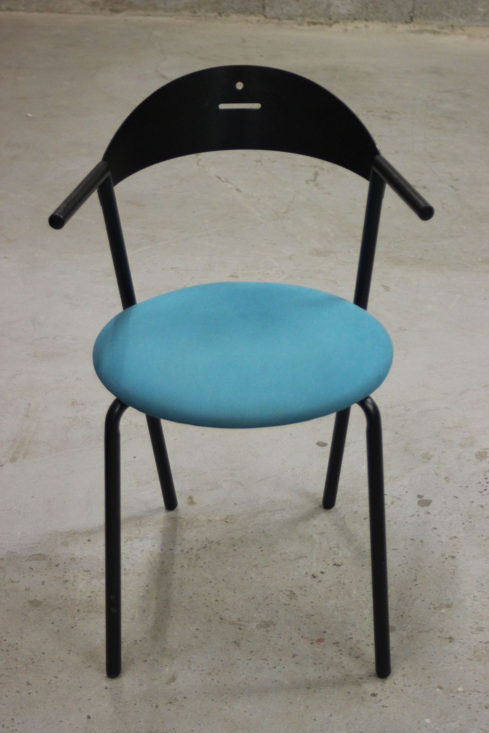 Fly Line Postmodern Office Chair, Italy, 1980s