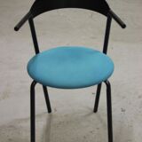 Fly Line Postmodern Office Chair, Italy, 1980s