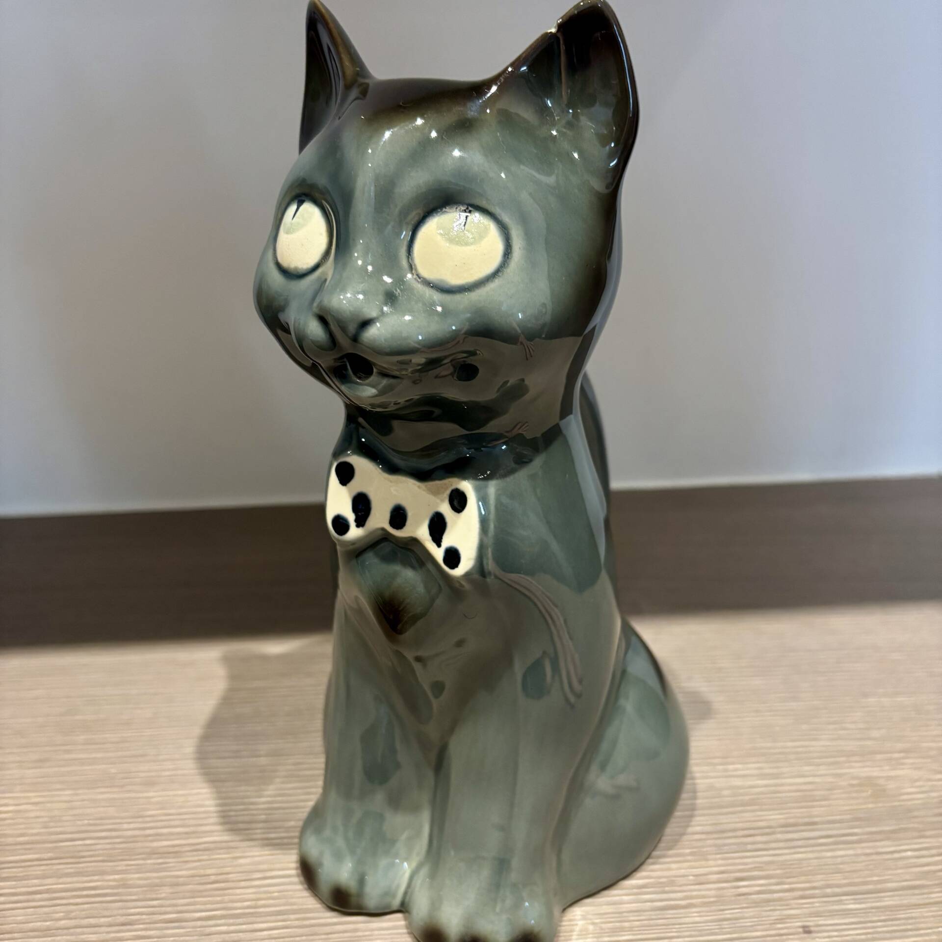 Old ceramic cat jug
