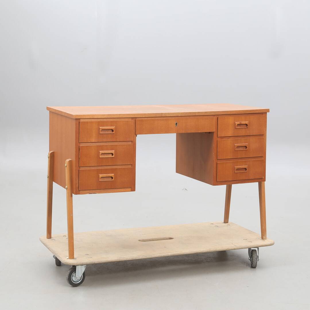 Bureau vintage Scandinave en teck 1960 Suède