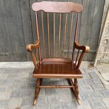 Wooden rocking-chair