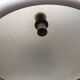 White 70s pendant lamp